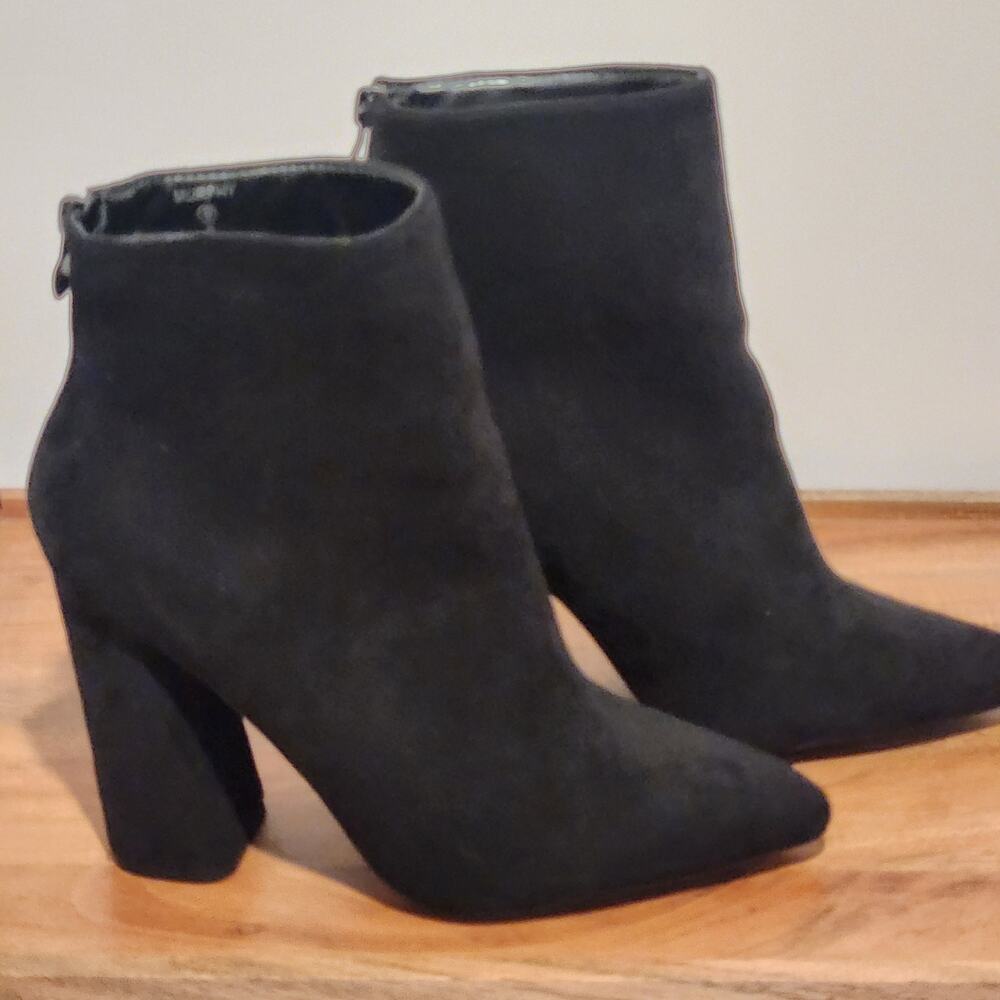 Fashion Nova Women's Murphy Black‎ Boots, 9